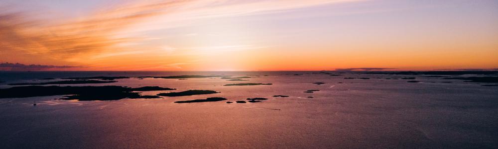 Soluppgång över skärgården